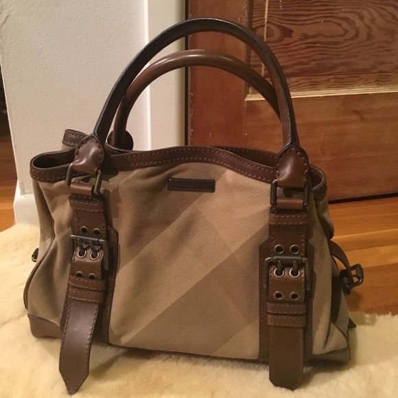 Burberry Handbags - Burberry Marston mega check hand bag